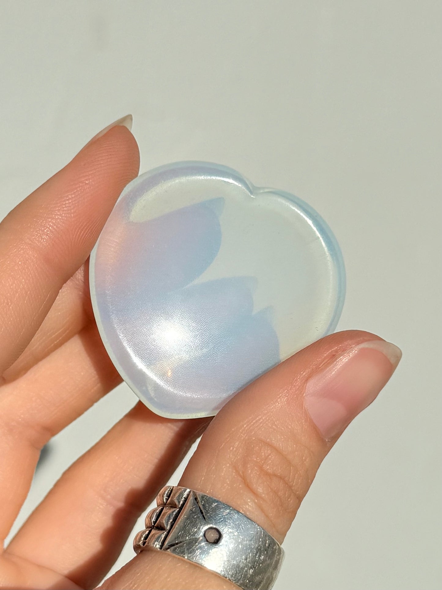 Opalite Heart - Worry Stone