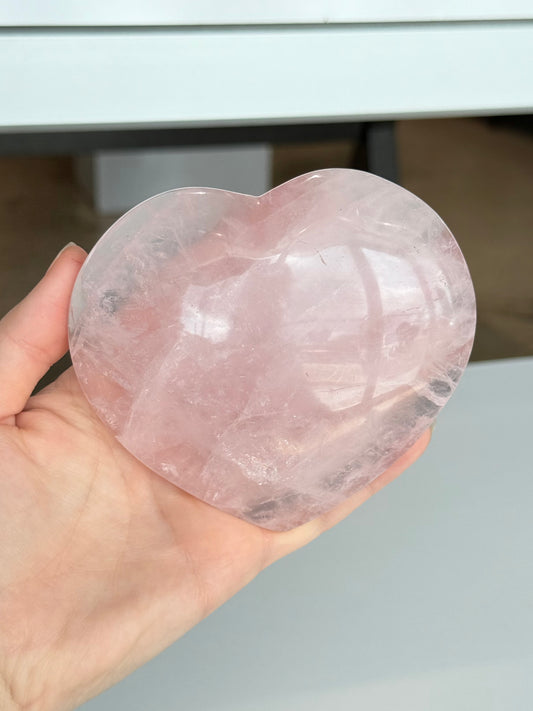 Rose Quartz Heart ( Madagascar )