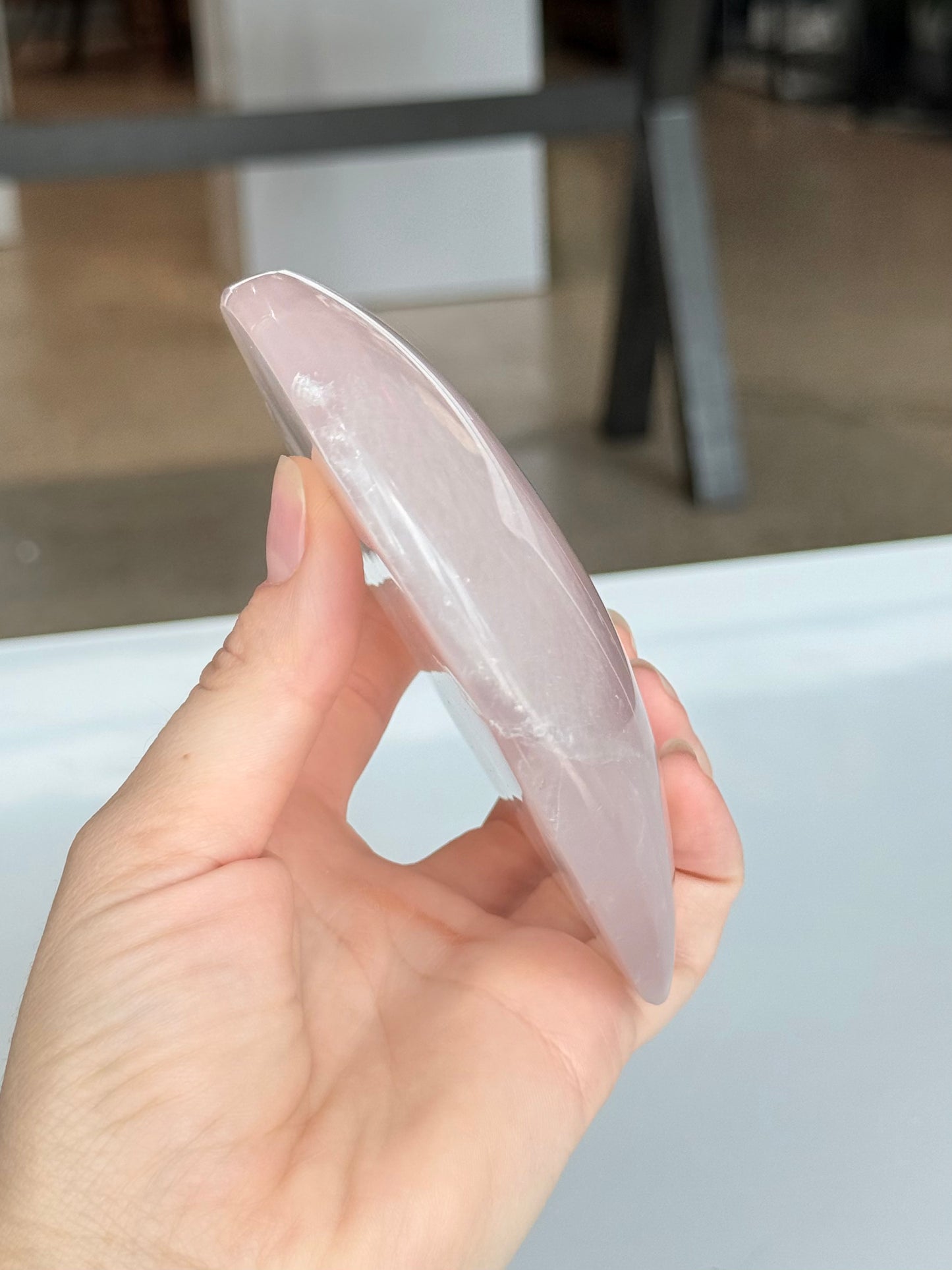 Rose Quartz Heart ( Madagascar )