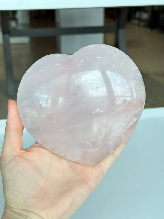 Rose Quartz Heart ( Madagascar )