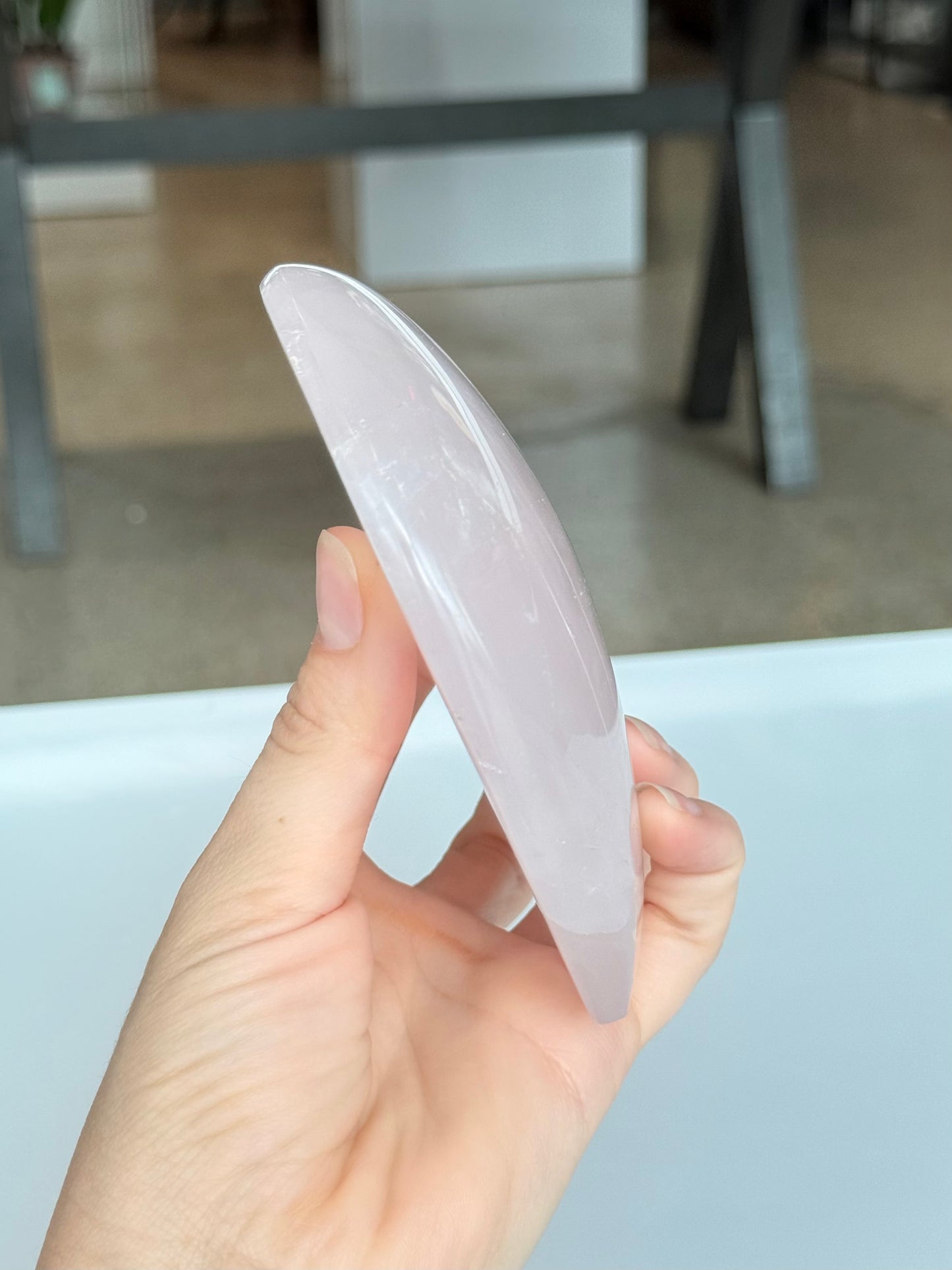 Rose Quartz Heart ( Madagascar )