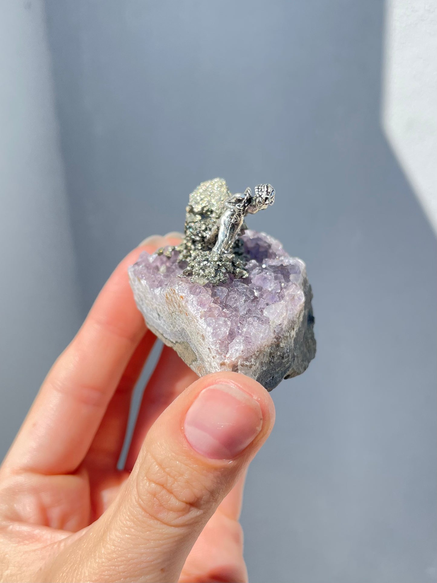 Miners Amethyst & Pyrite