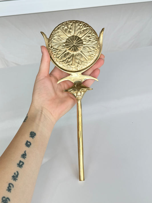 Goddess Hathor Mirror – Solid Brass Imported from Egypt