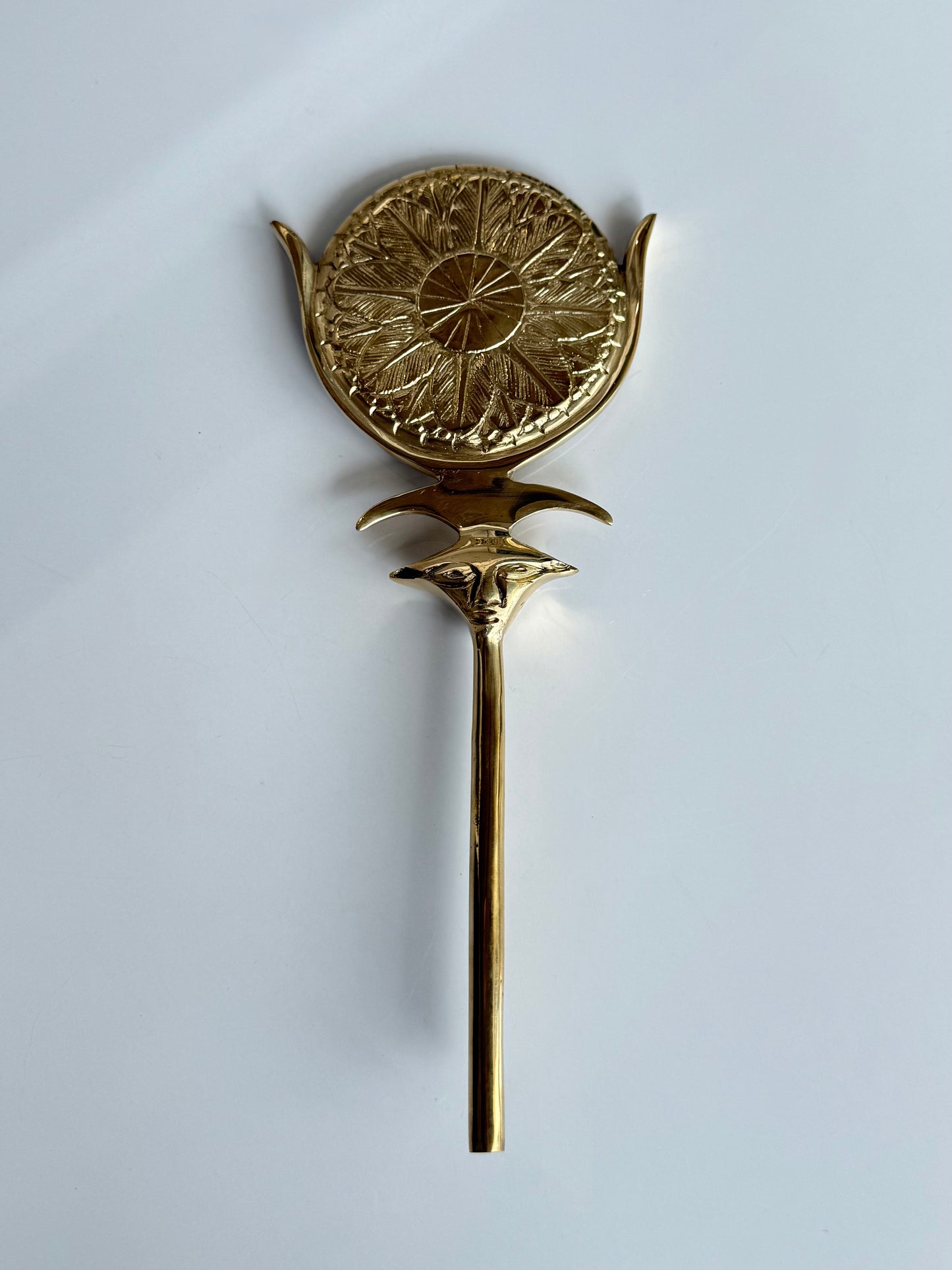 Goddess Hathor Mirror – Solid Brass Imported from Egypt