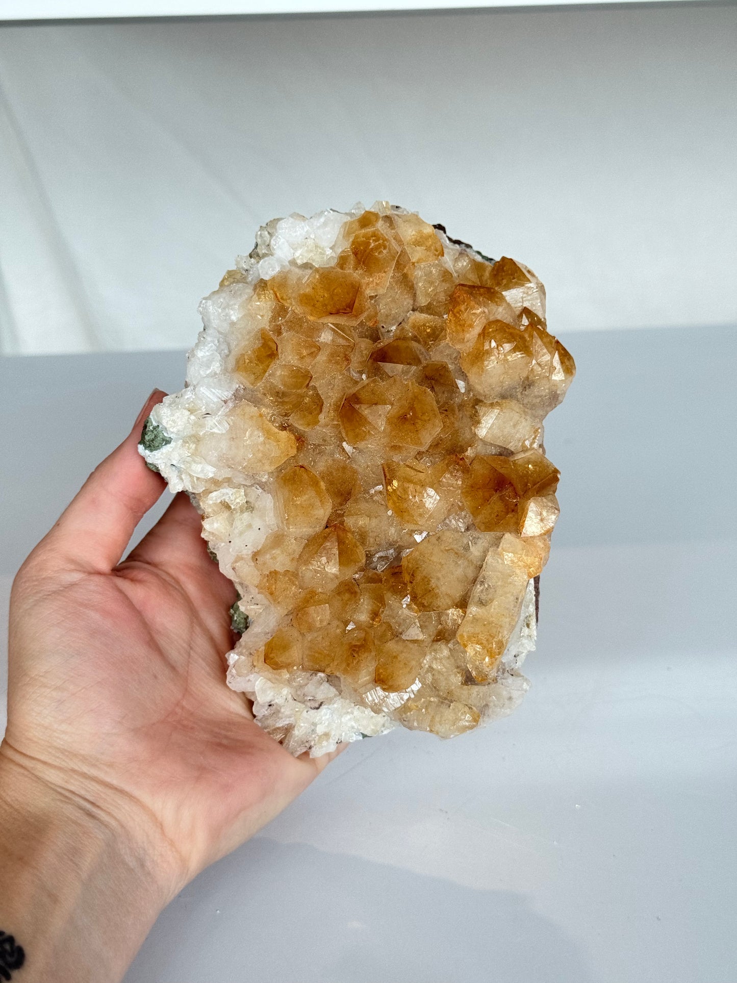 Citrine Custer ( Heat Treated ) - Brazil