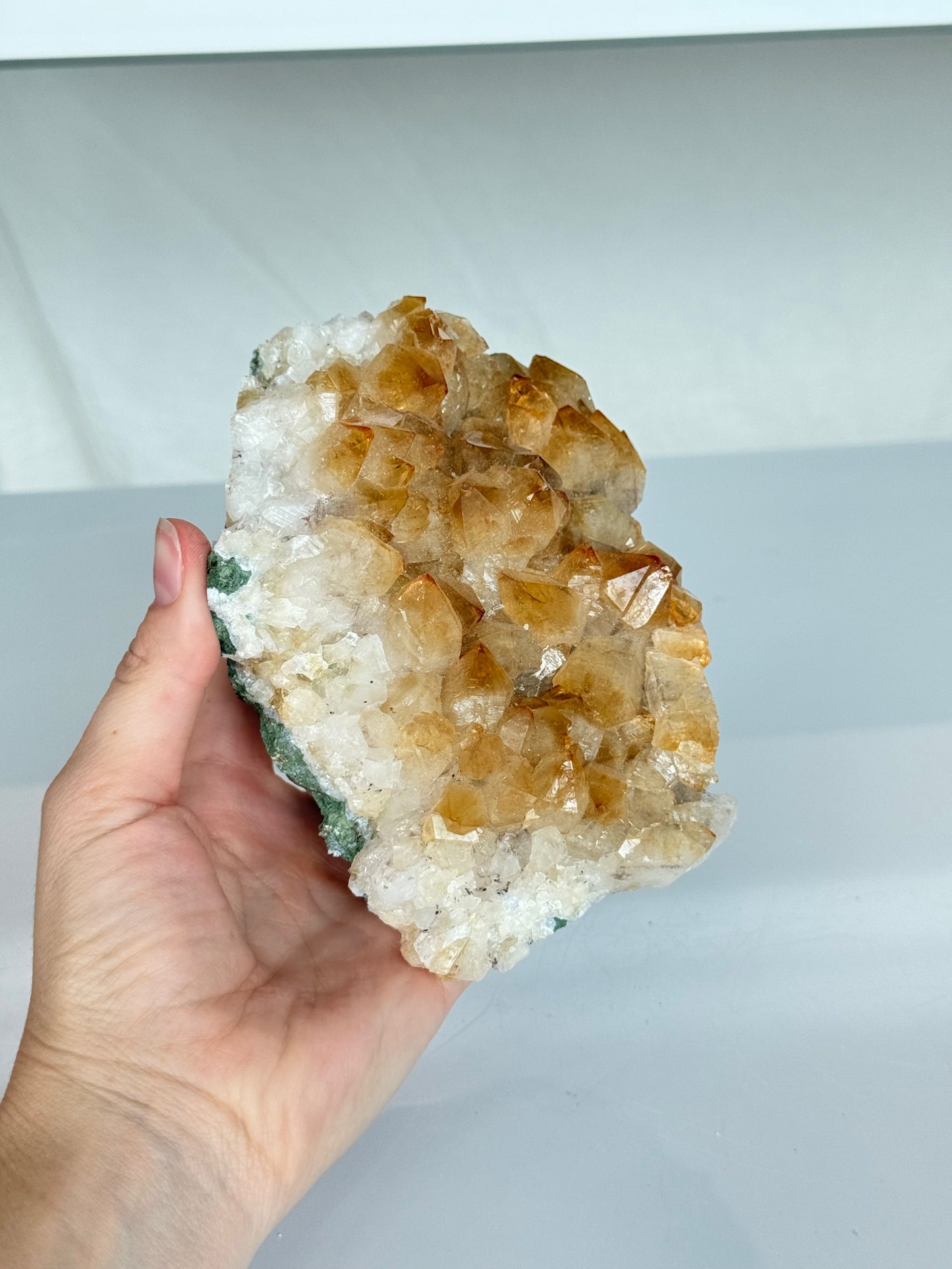 Citrine Custer ( Heat Treated ) - Brazil