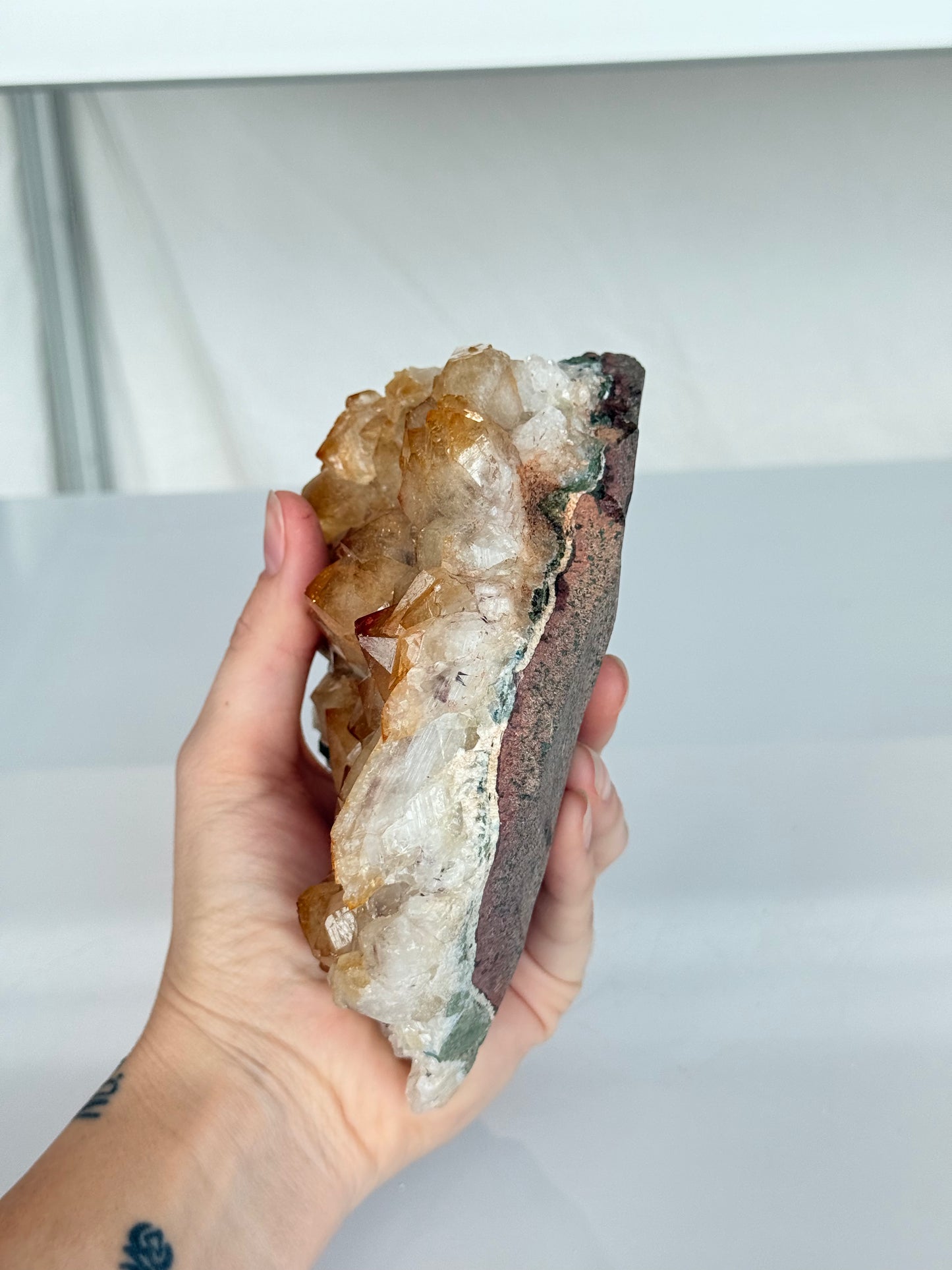 Citrine Custer ( Heat Treated ) - Brazil