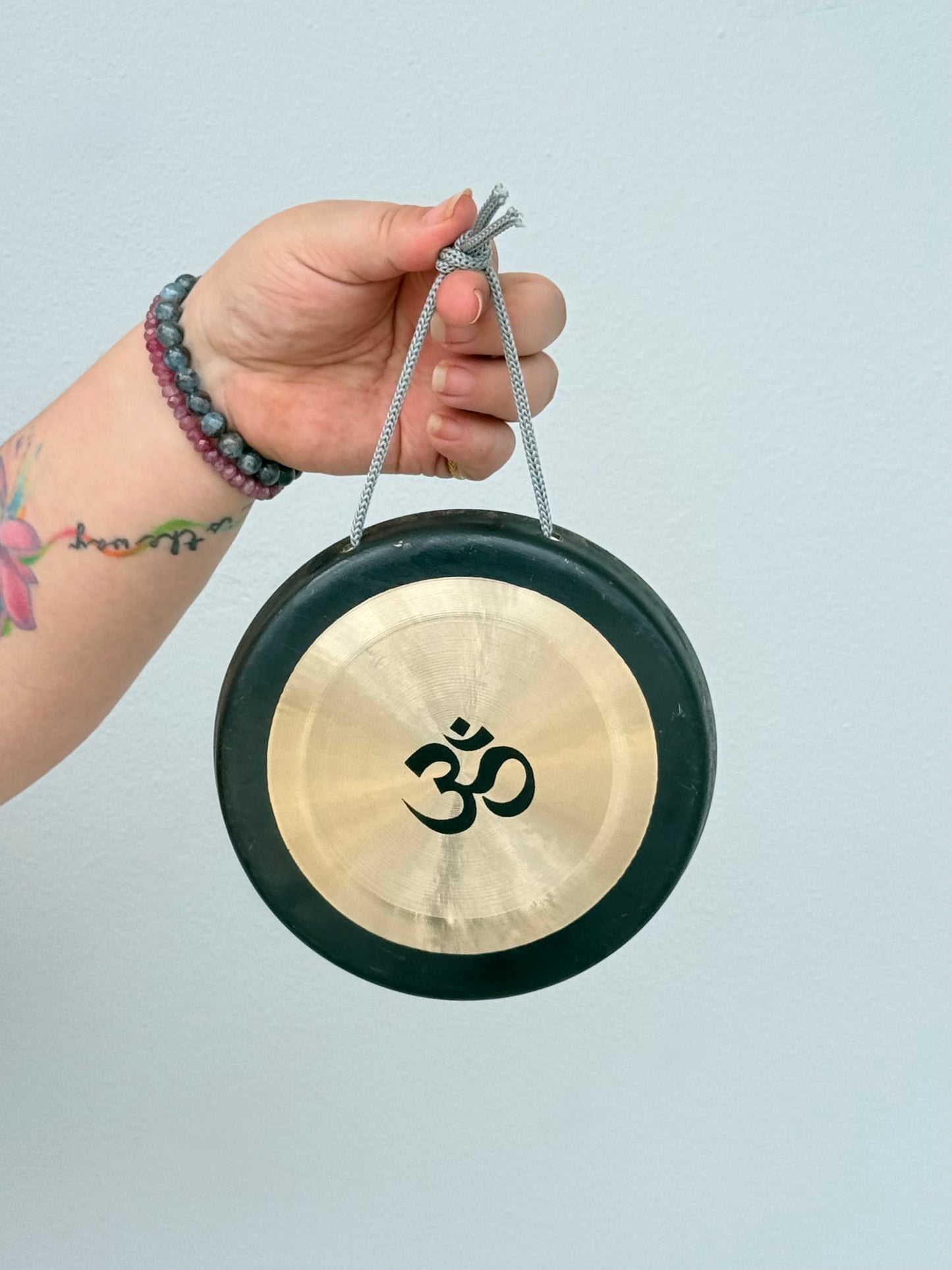 6" Om Symbol Gong - Includes Mallet