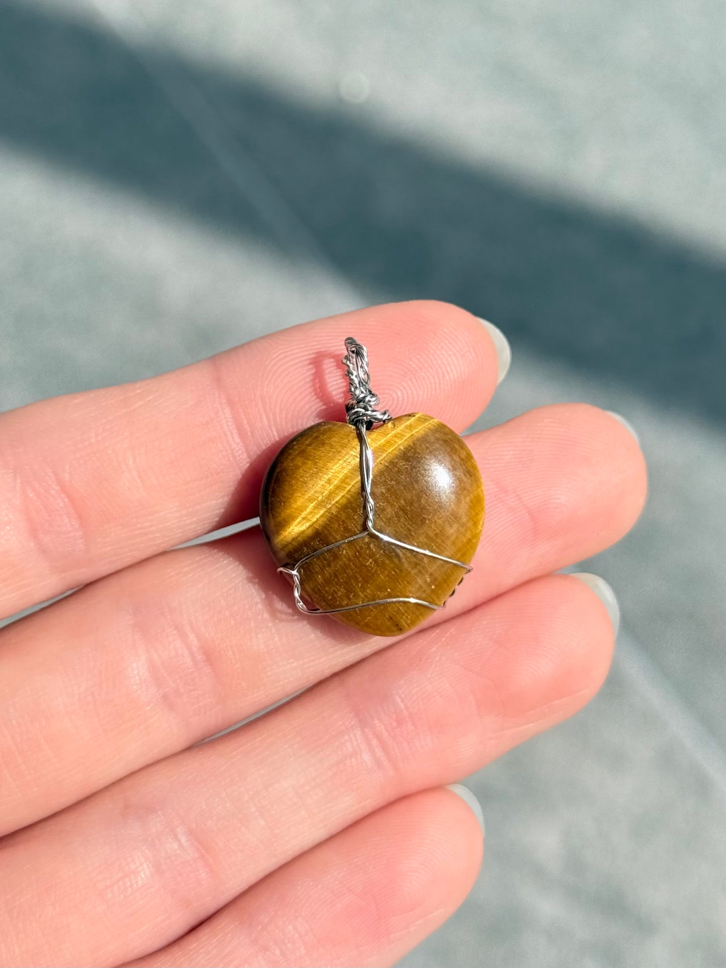 Tiger Eye ( Stainless Steel Wire )