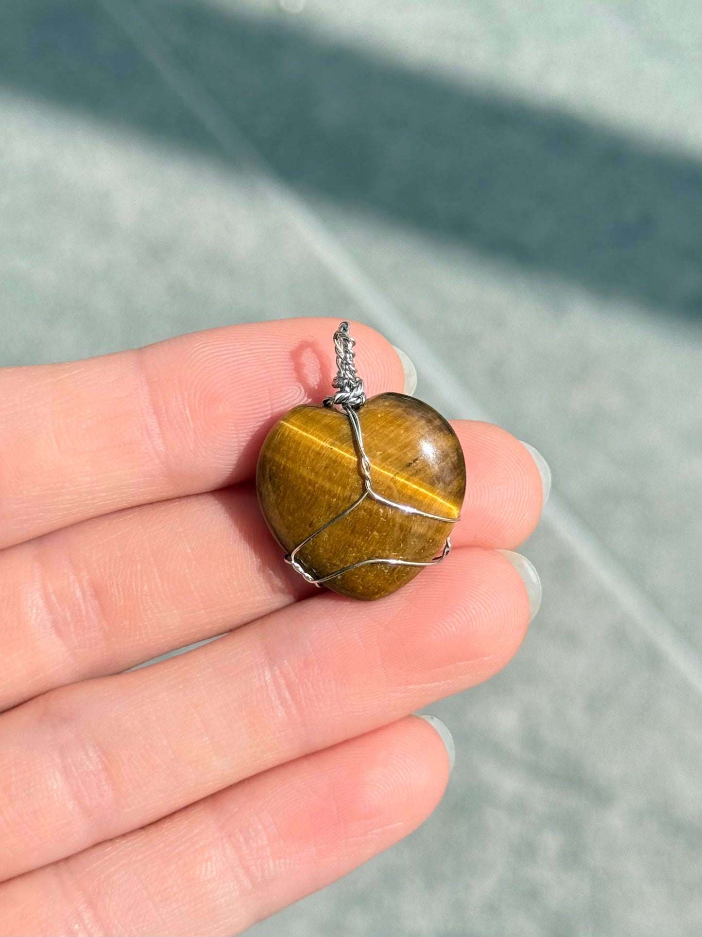 Tiger Eye ( Stainless Steel Wire )