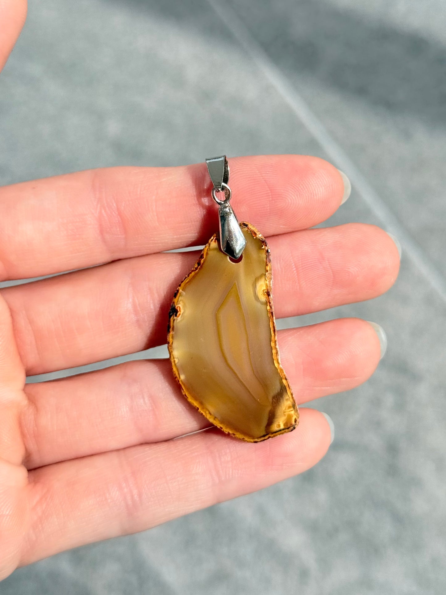 Agate Slab Pendant