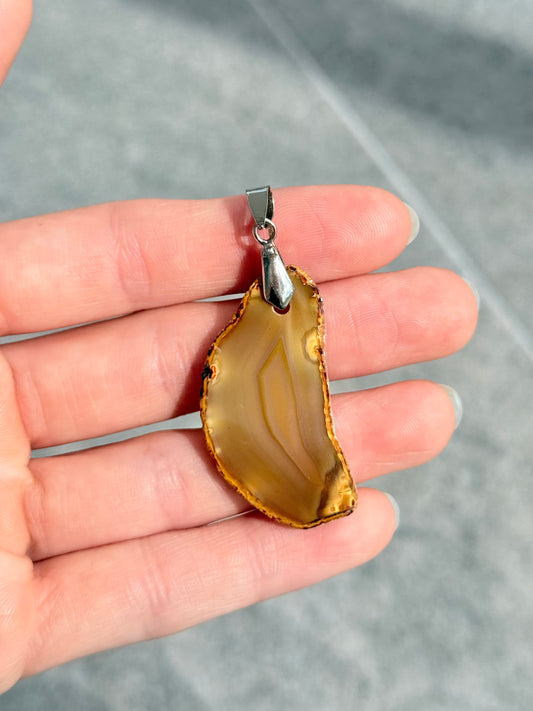 Agate Slab Pendant
