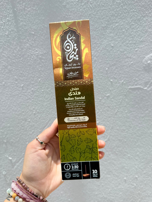 Tejaan Indian Sandal Incense Sticks 1:30 Hours