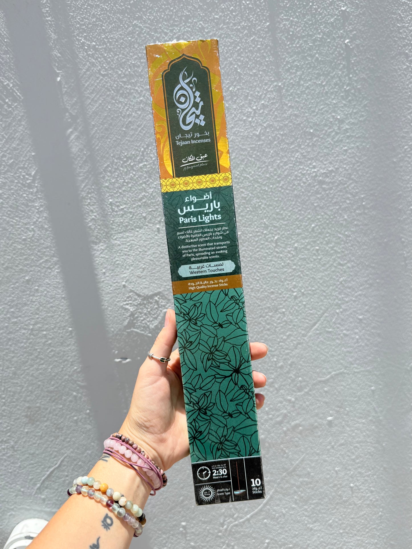 Tejaan Paris Lights Incense Sticks 2:30 Hours
