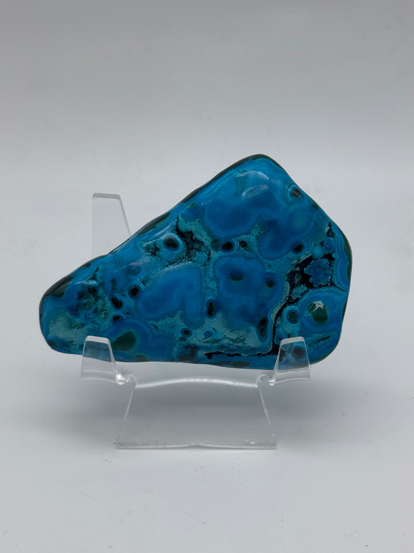 Malachite and chrysocolla ( Polished )