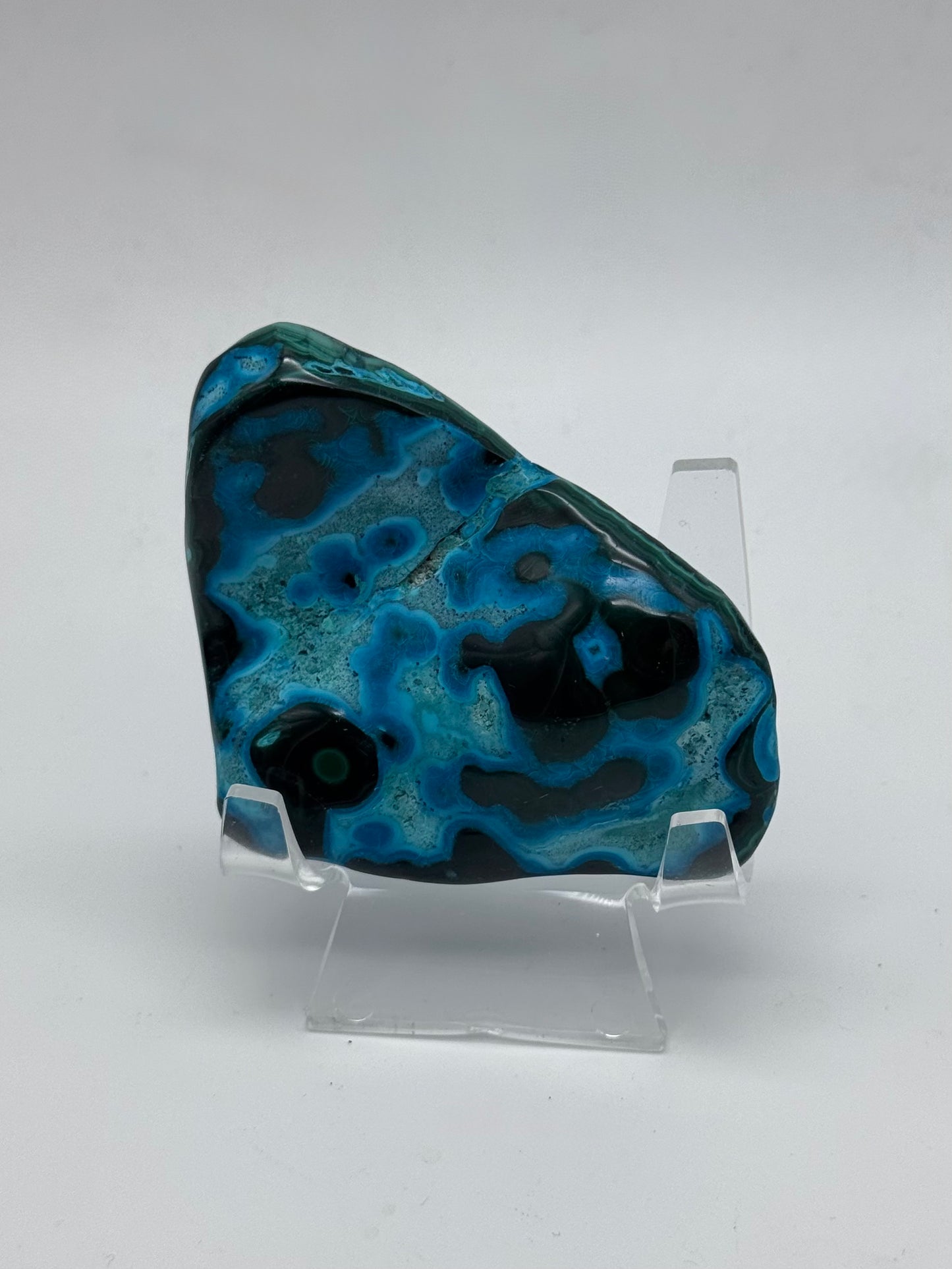 Malachite and chrysocolla ( Polished )