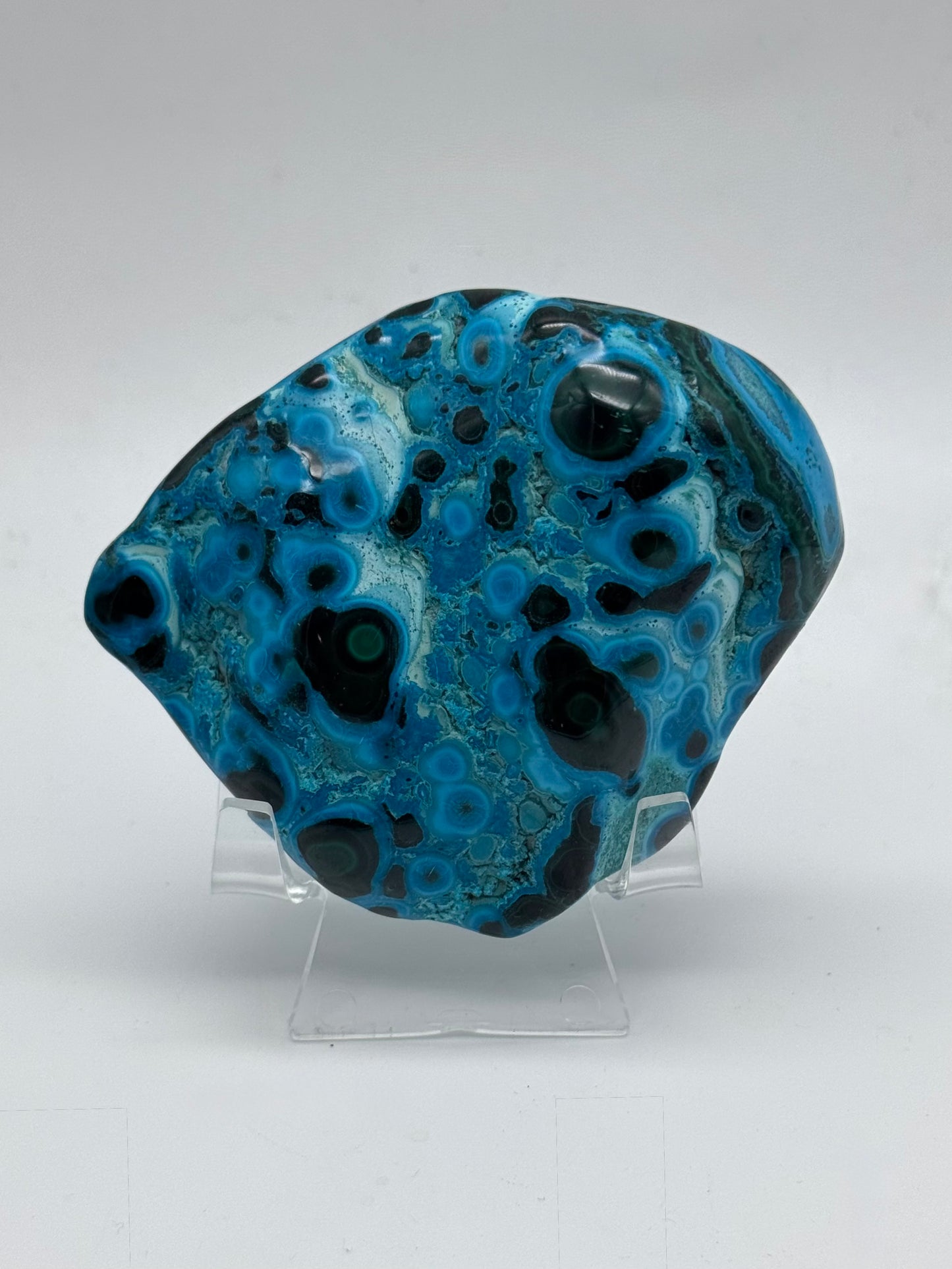 Malachite and chrysocolla ( Polished )