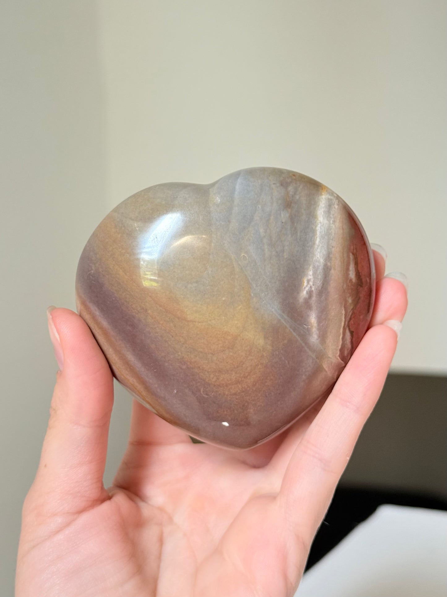 Polychrome Jasper Heart | Corazón de Jaspe Policromado