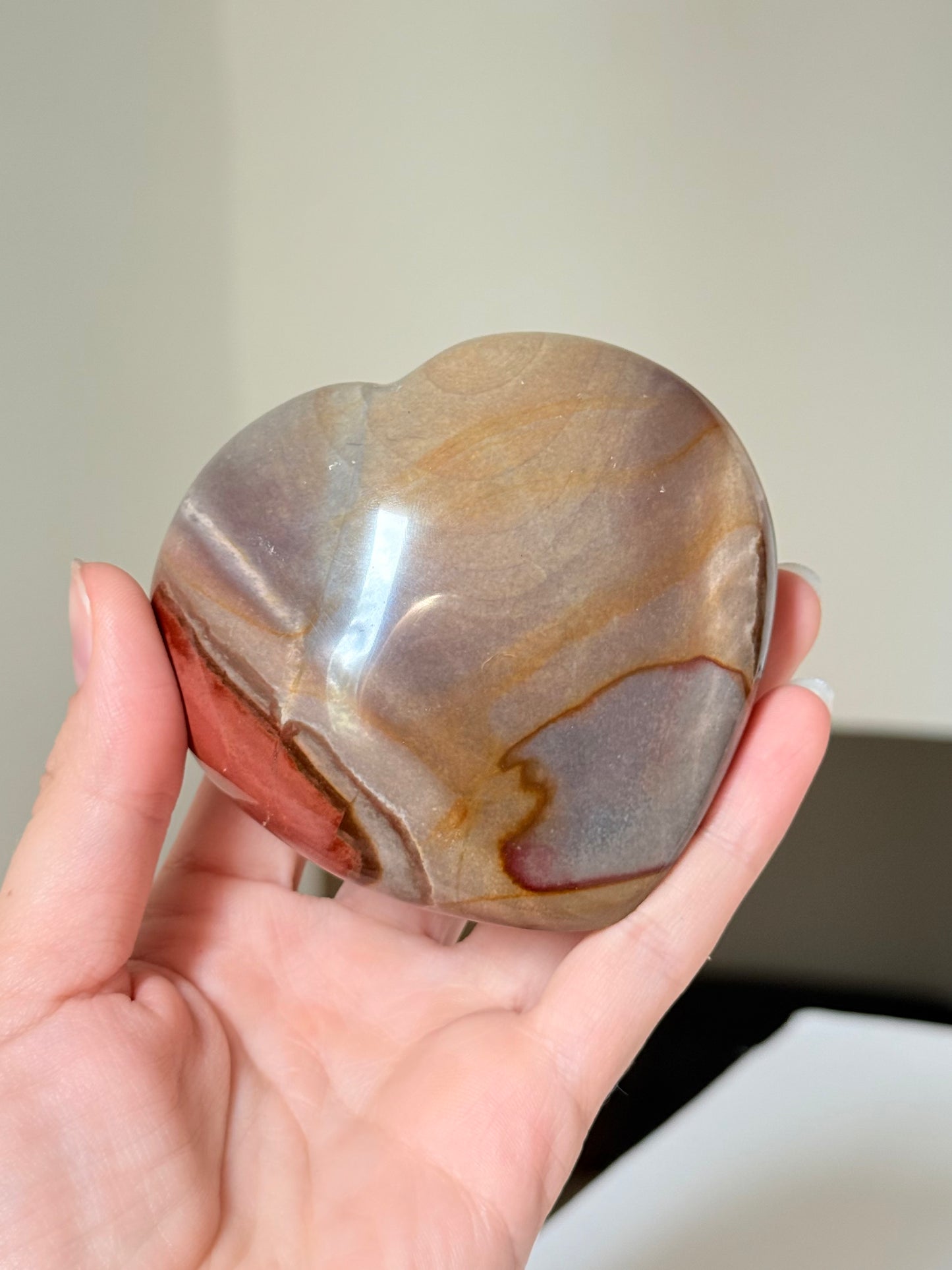 Polychrome Jasper Heart | Corazón de Jaspe Policromado