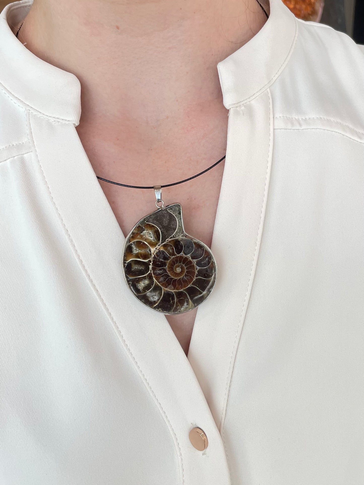 Ammonite Pendant ( A )