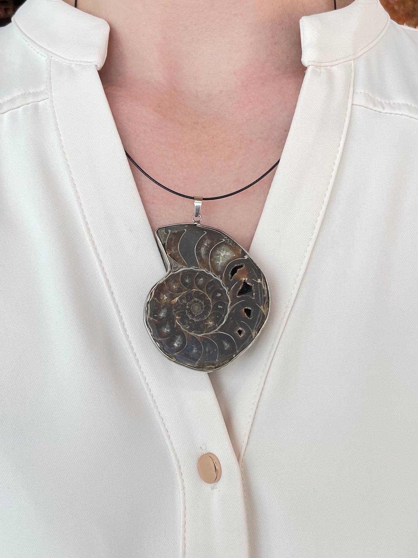 Ammonite Pendant ( D )