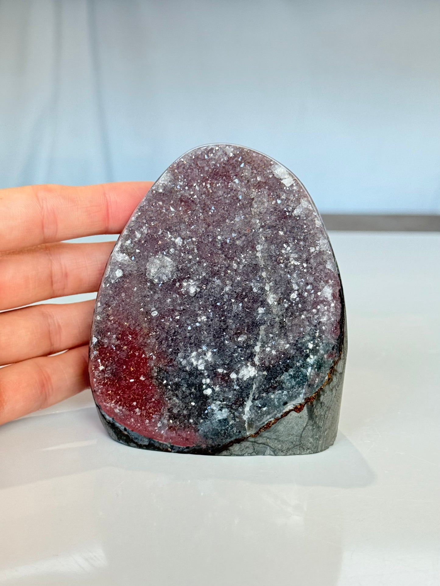 Pink, Black and Purple Amethyst