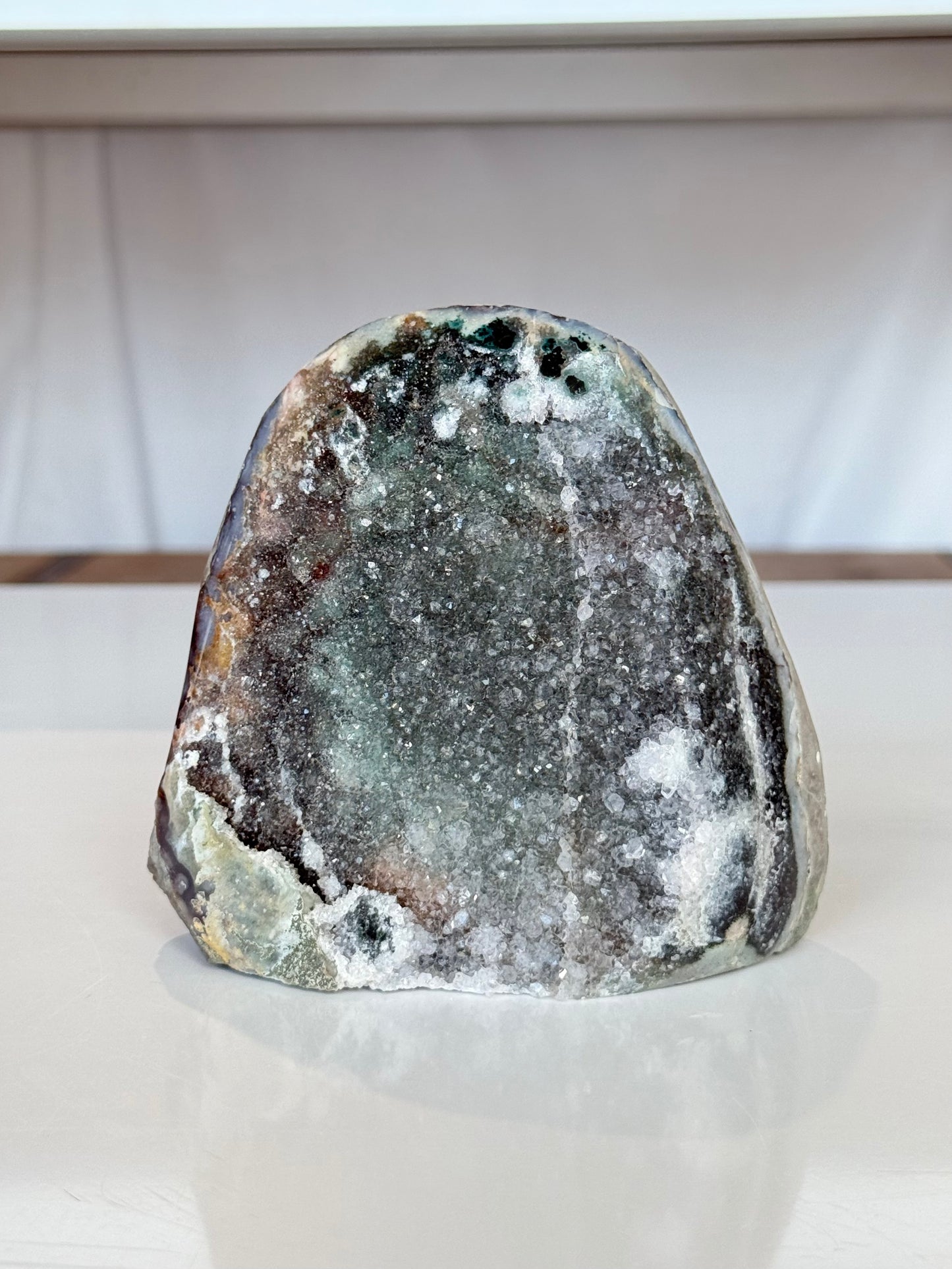 Green and Black Amethyst