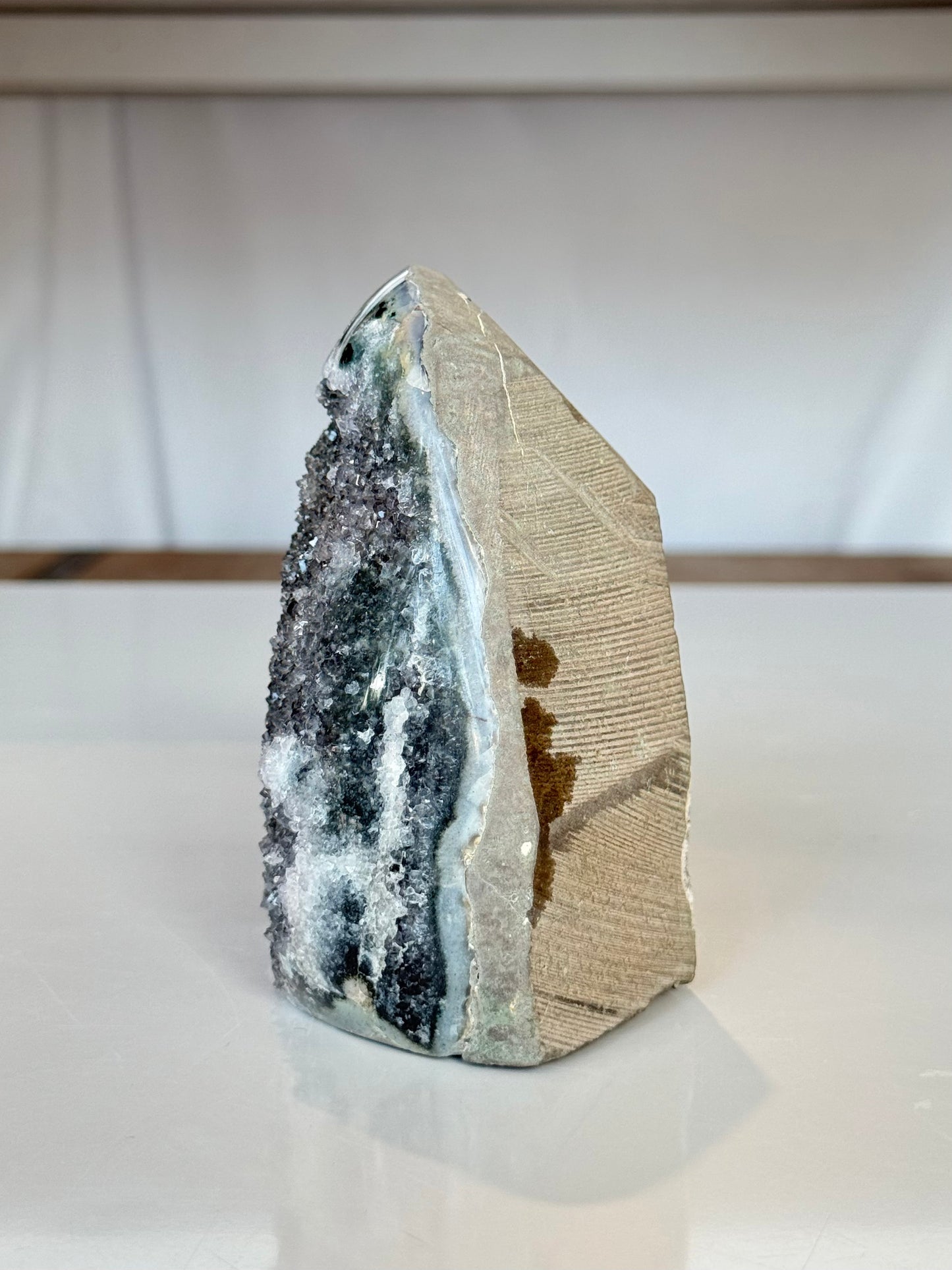 Green and Black Amethyst