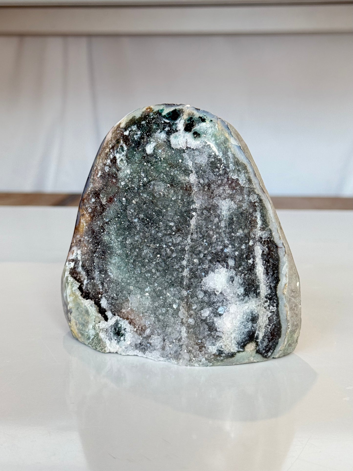 Green and Black Amethyst