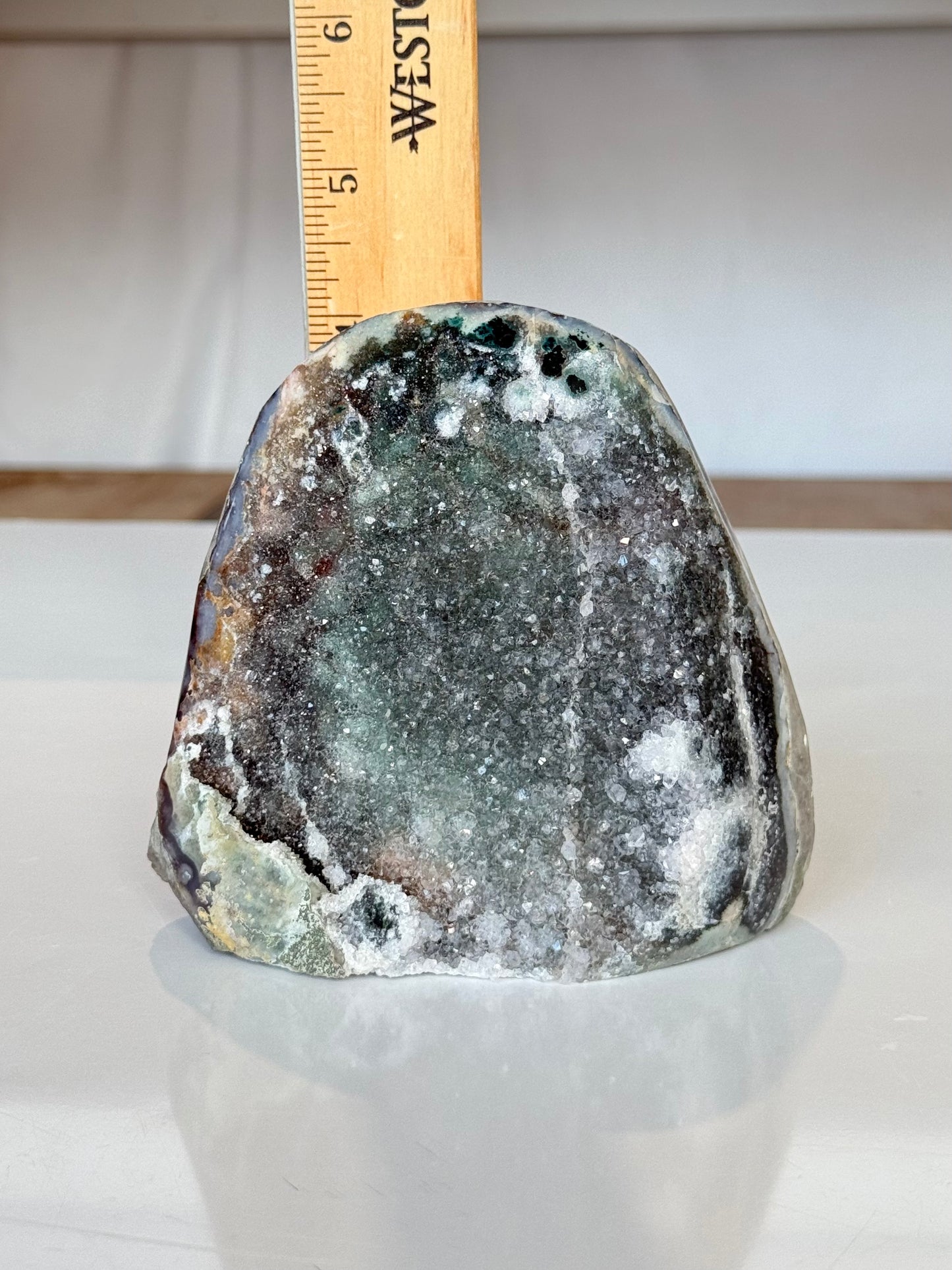 Green and Black Amethyst