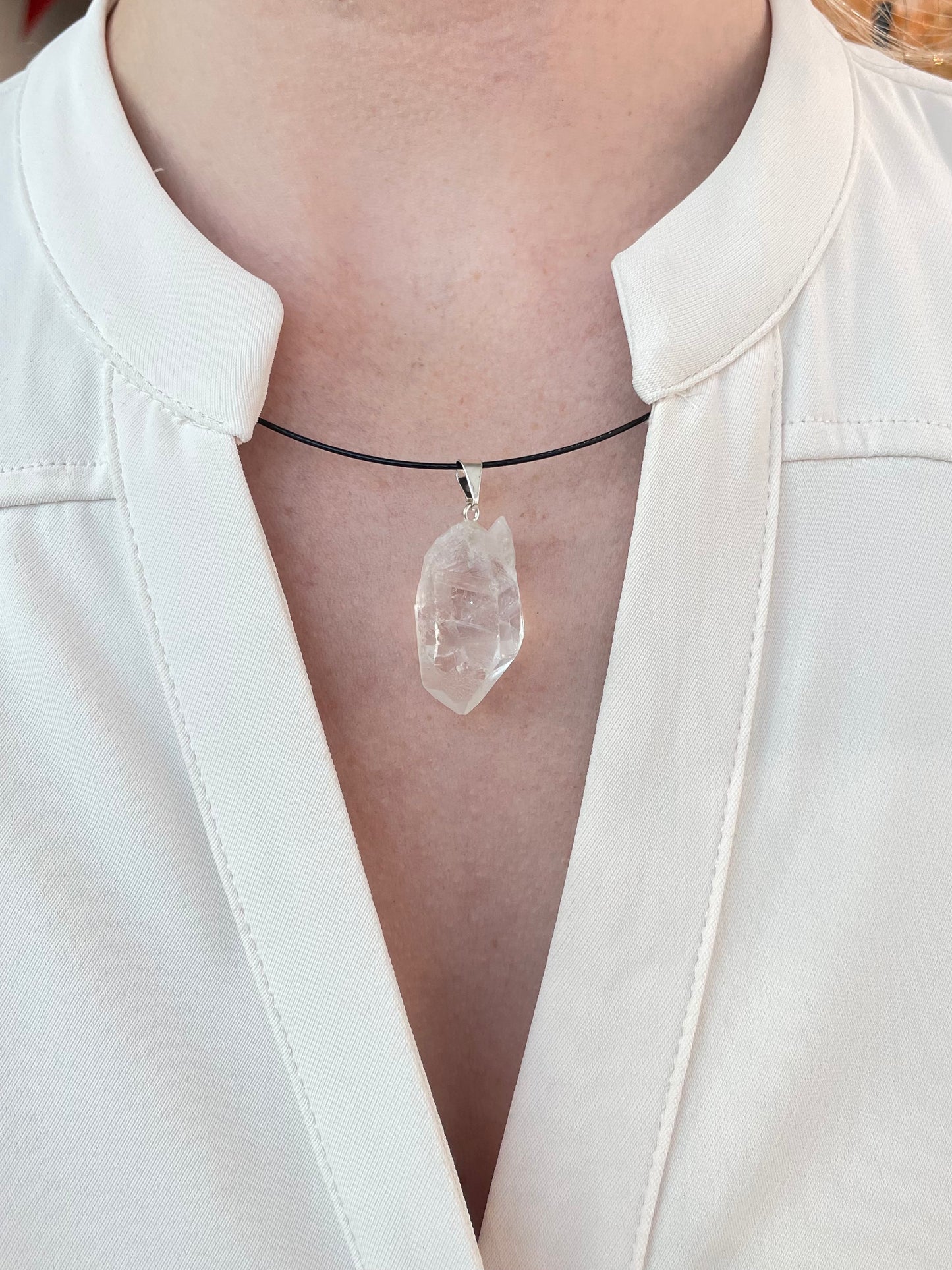 Clear Quartz Point Pendant