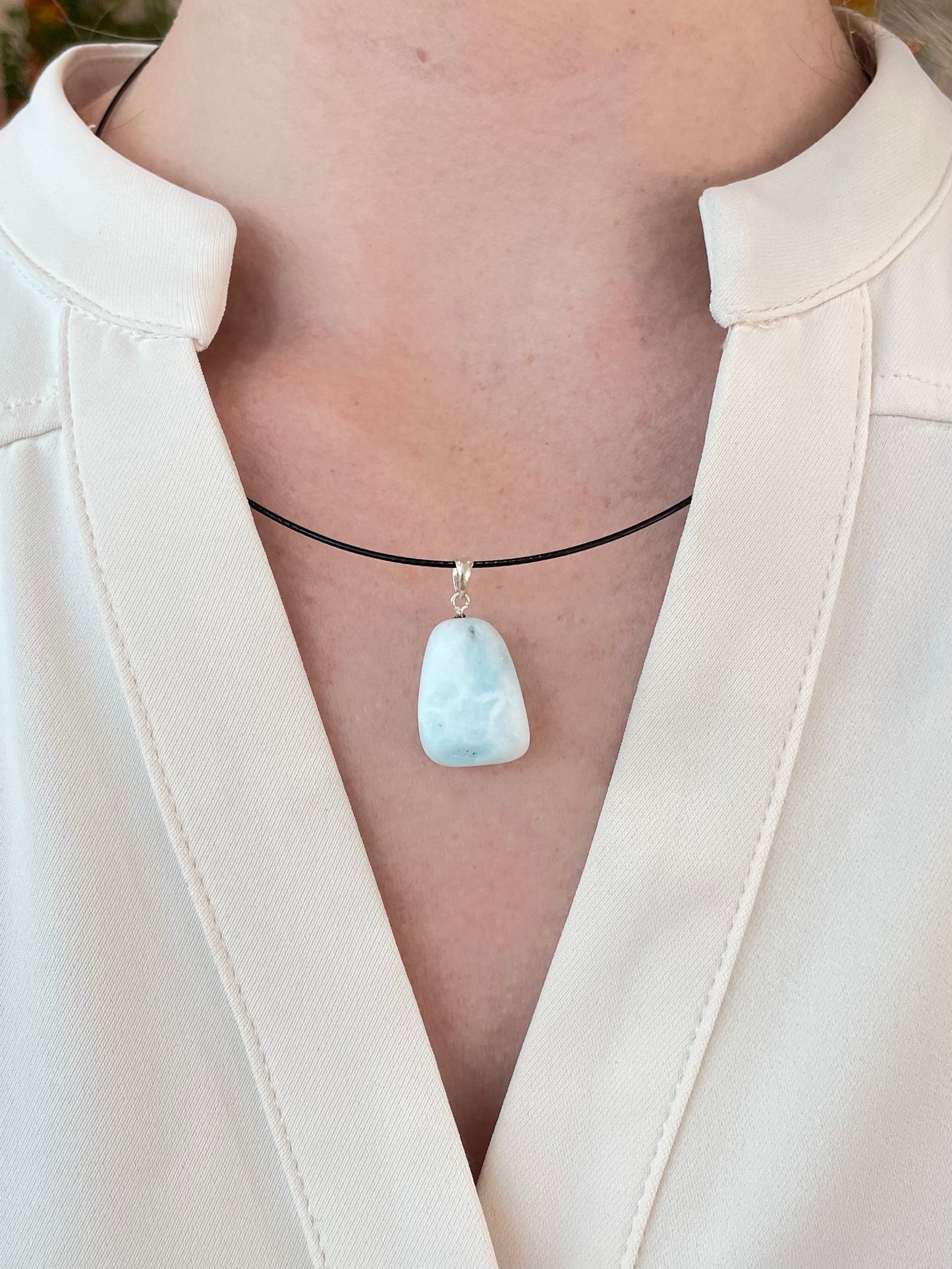 Blue Calcite ( Silver 925 )