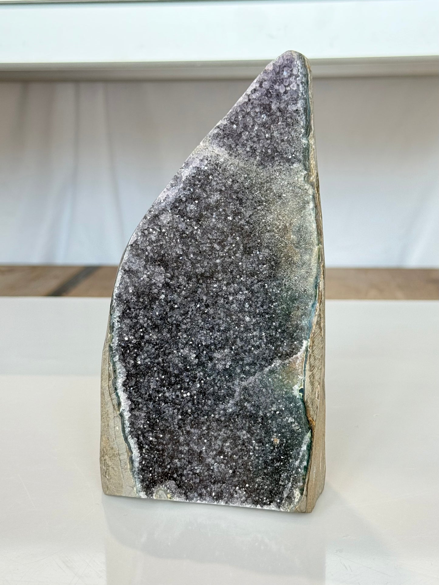 Black and Green Amethyst