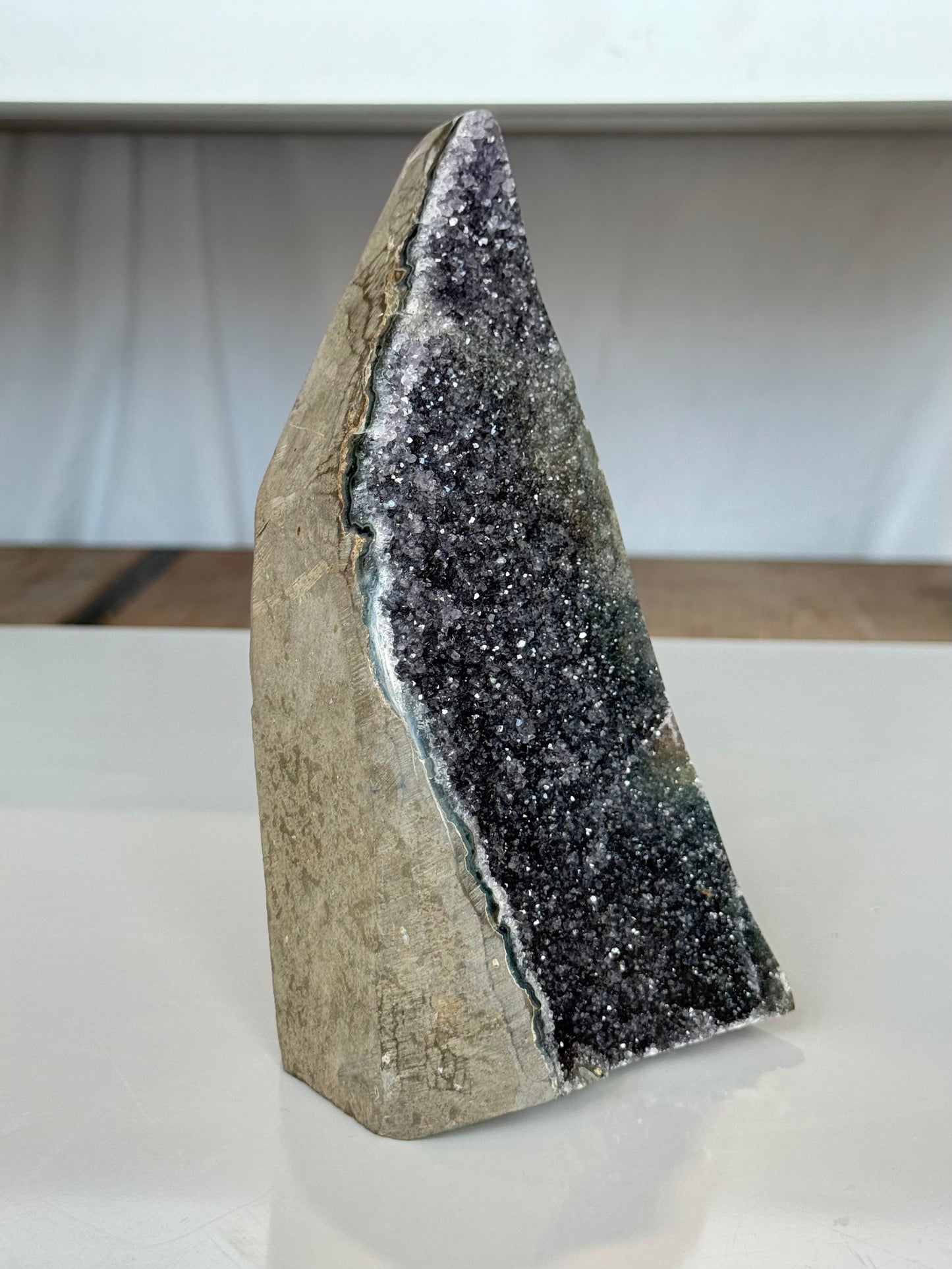 Black and Green Amethyst