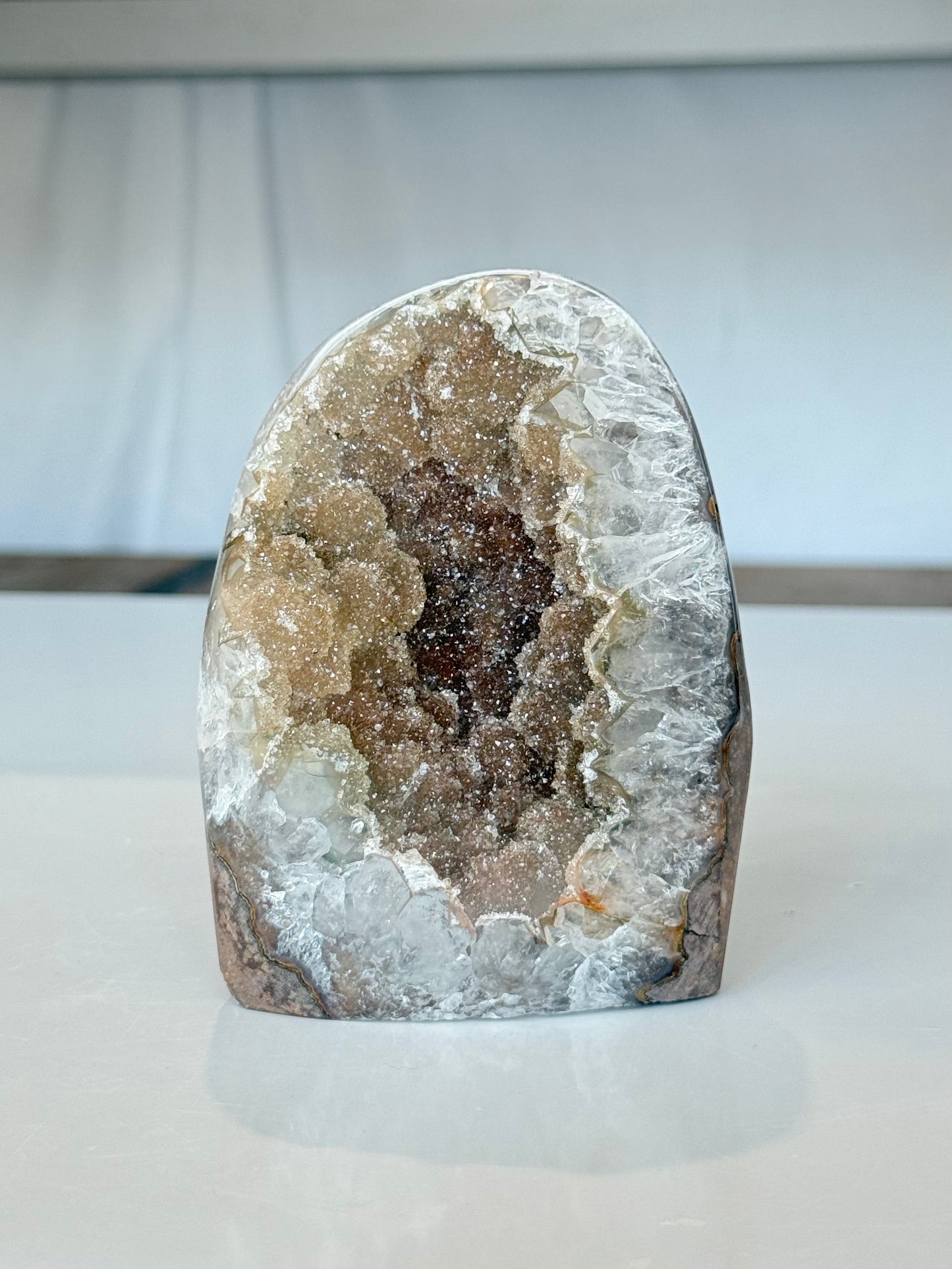 Caramel Brown Amethyst Druzy