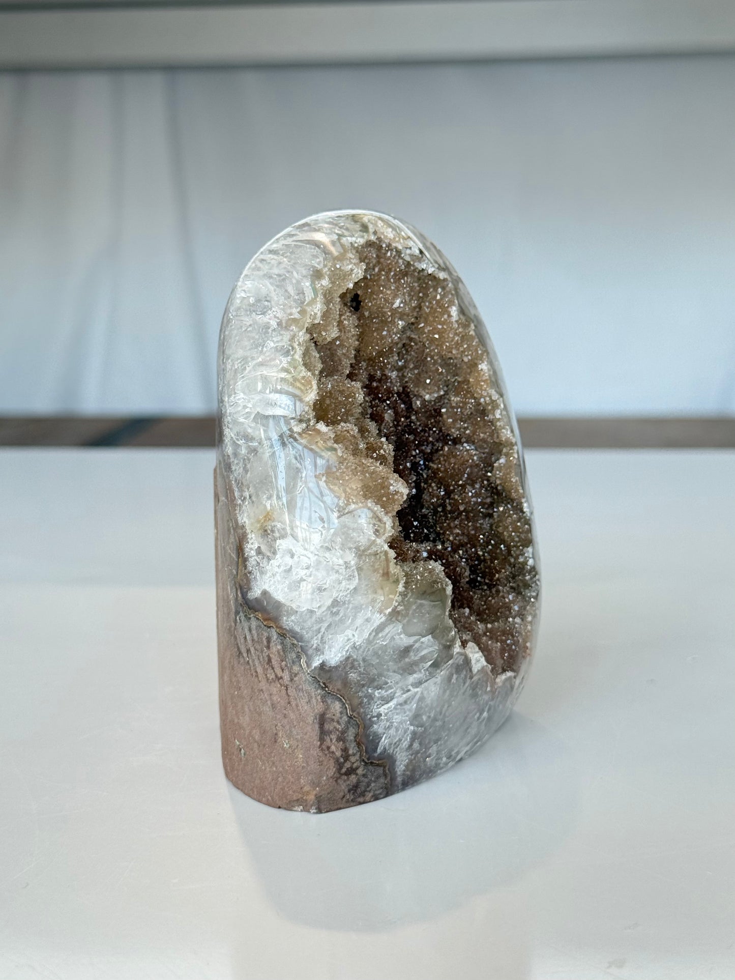 Caramel Brown Amethyst Druzy