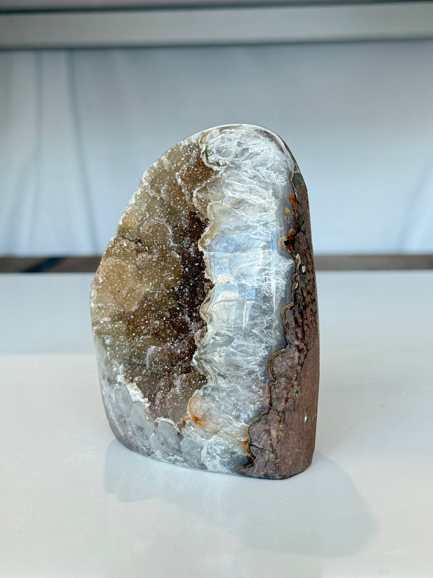 Caramel Brown Amethyst Druzy