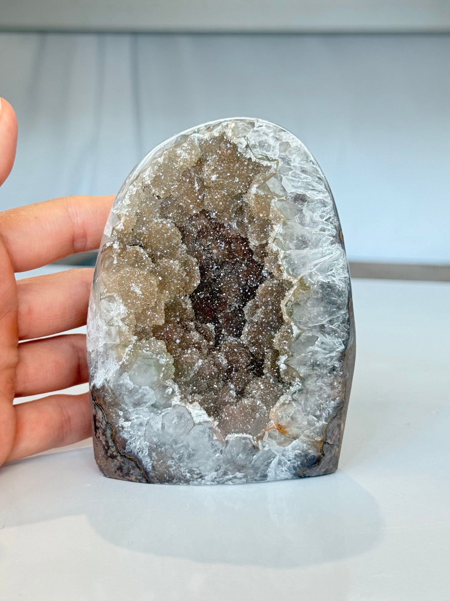 Caramel Brown Amethyst Druzy