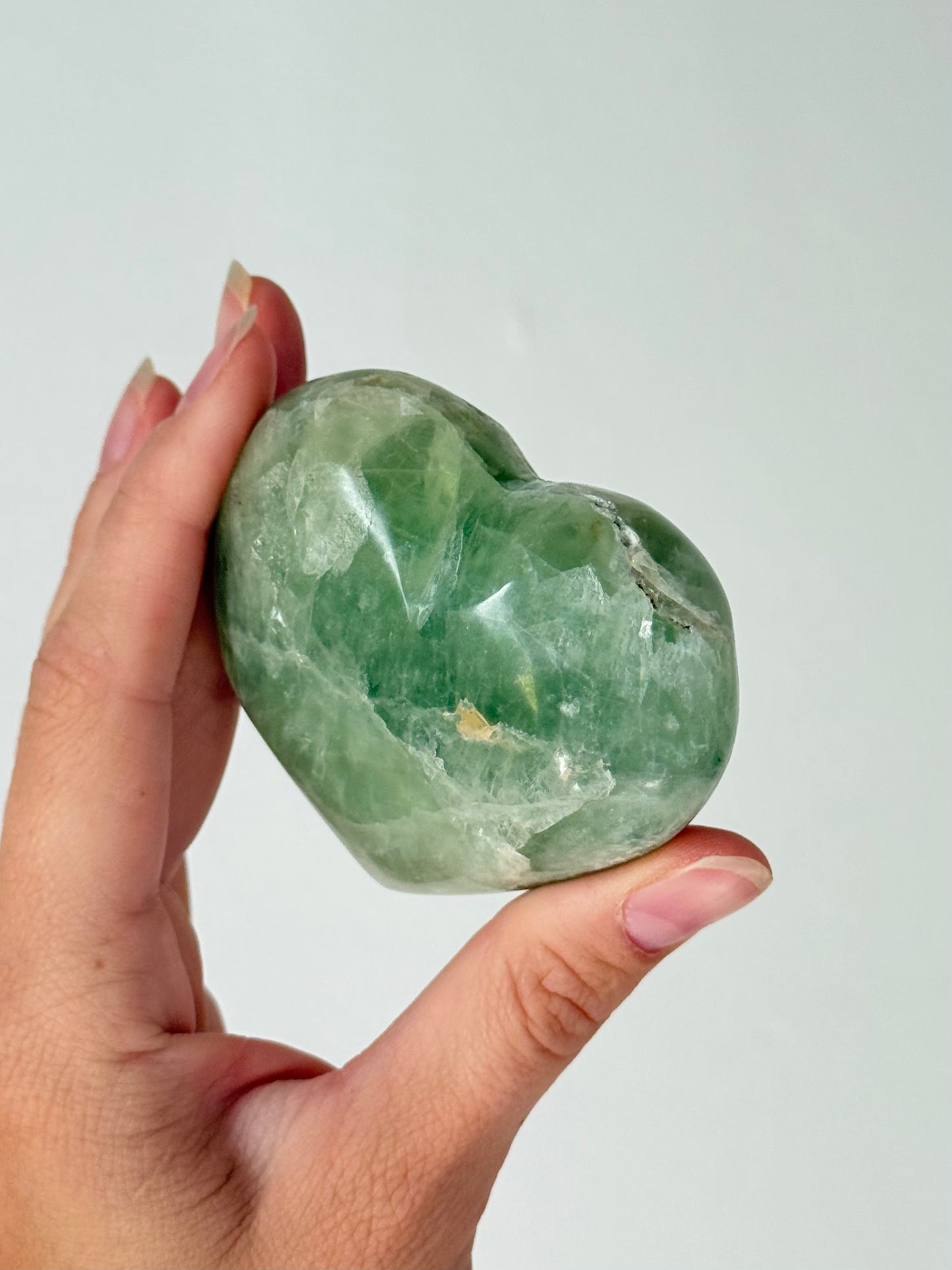 Fluorite Heart | Corazón de Fluorita