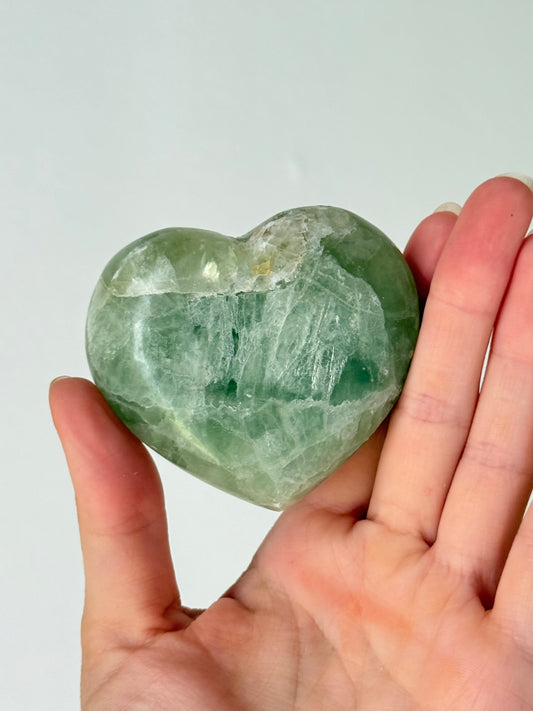 Fluorite Heart | Corazón de Fluorita