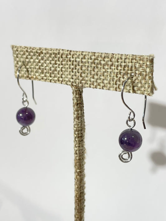 Amethyst Drop Earrings