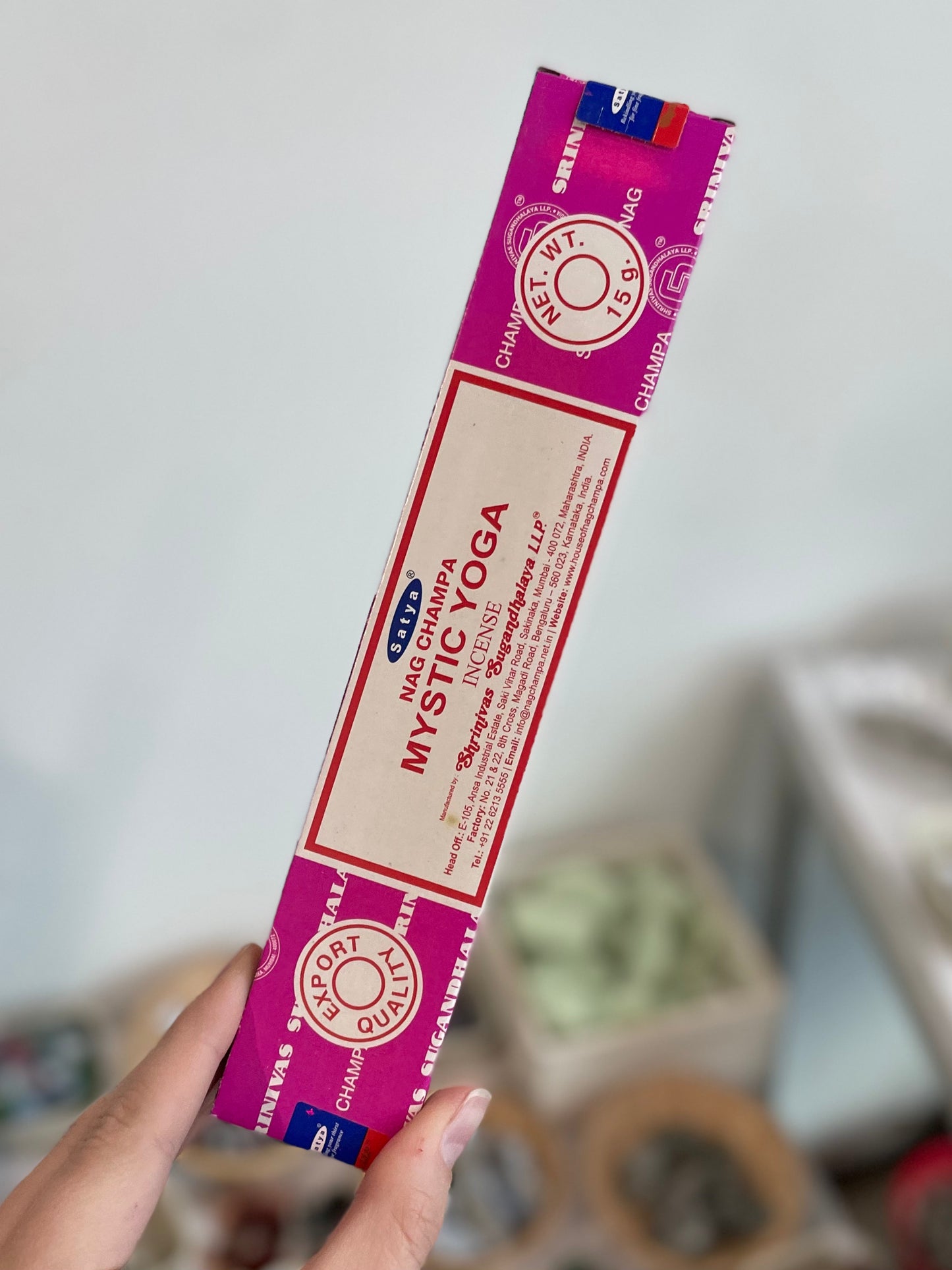 Mystic Yoga Satya Incense