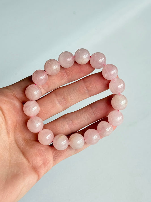 Rose Quartz - 11mm Bracelet