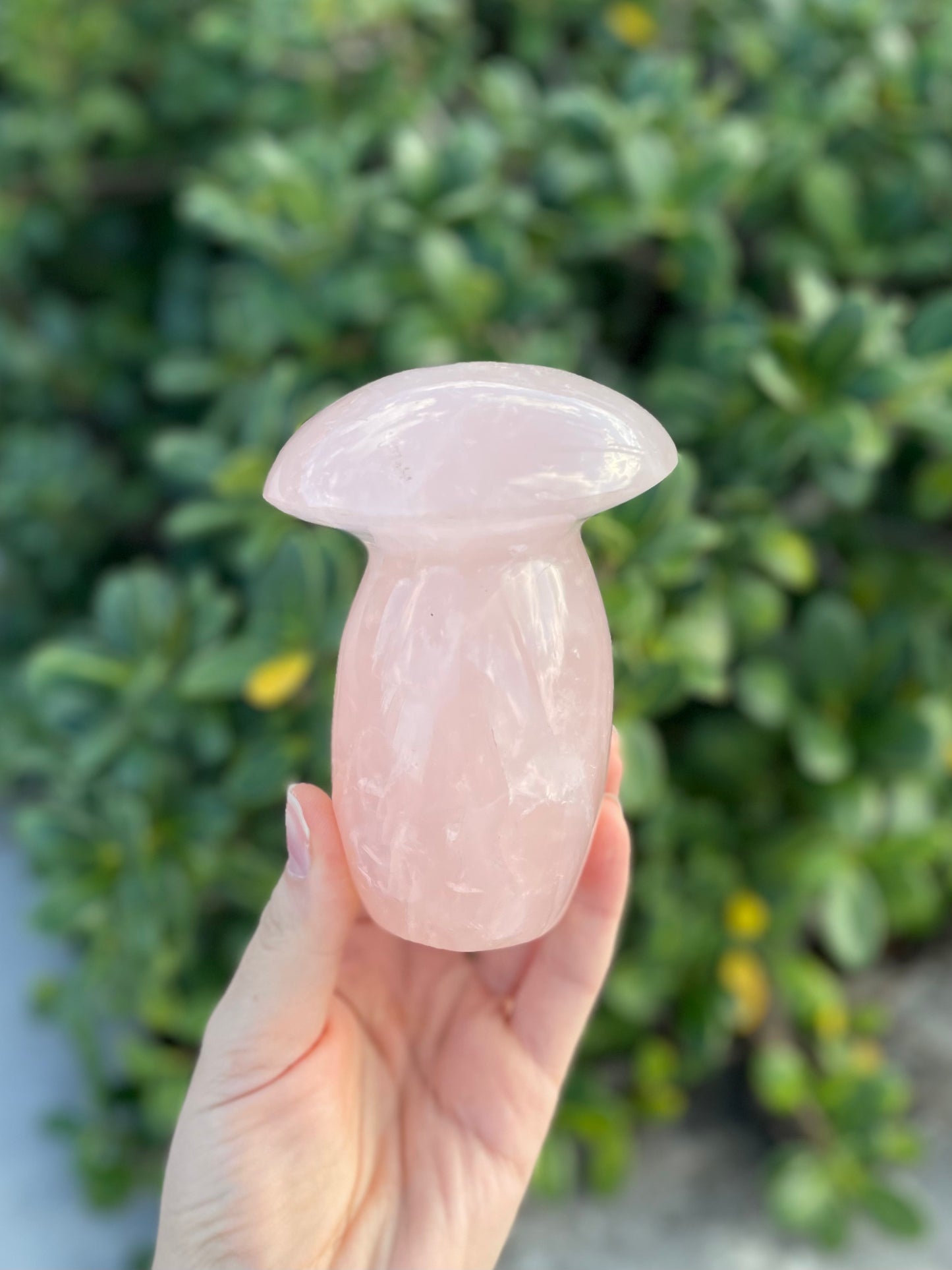 Rose Quartz Mushroom