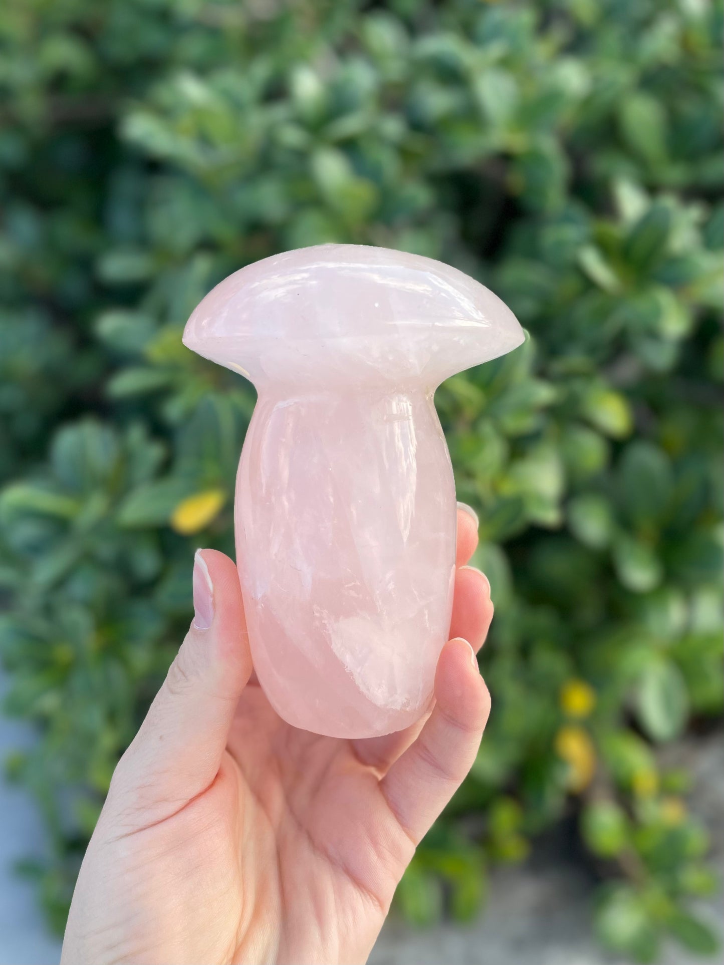 Rose Quartz Mushroom