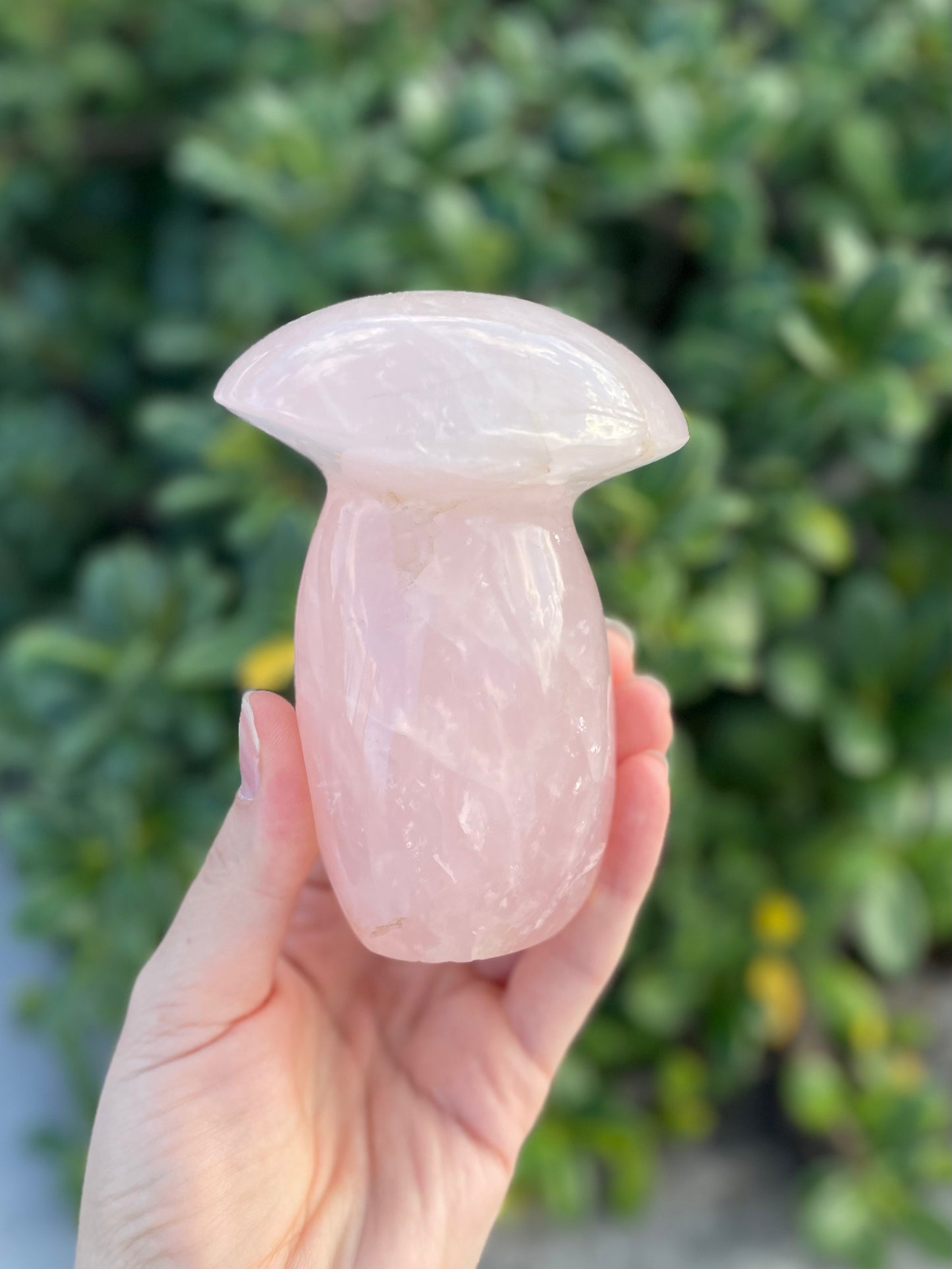 Rose Quartz Mushroom