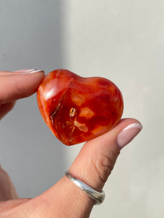 Carnelian Small Heart