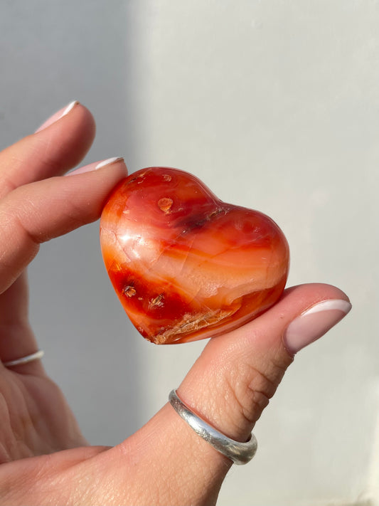 Carnelian Small Heart