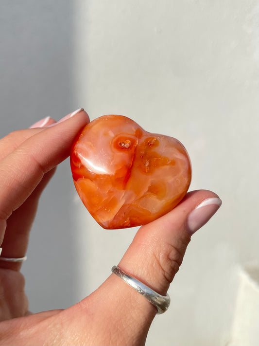 Carnelian Small Heart