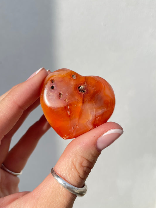 Carnelian Small Heart